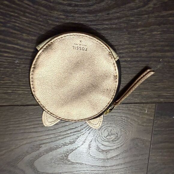 Fossil Fox Keychain Wristlet Zip Around - Picture 3 of 5